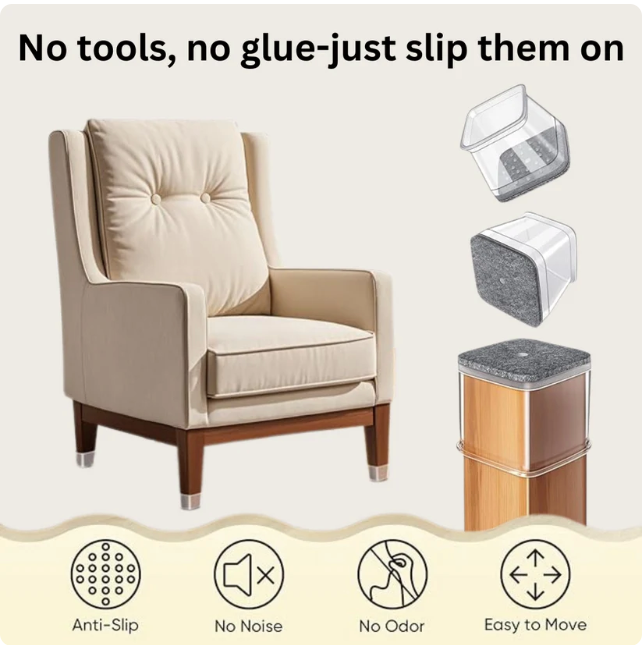 Chair Legs Floor Protector (PACK OF 24)