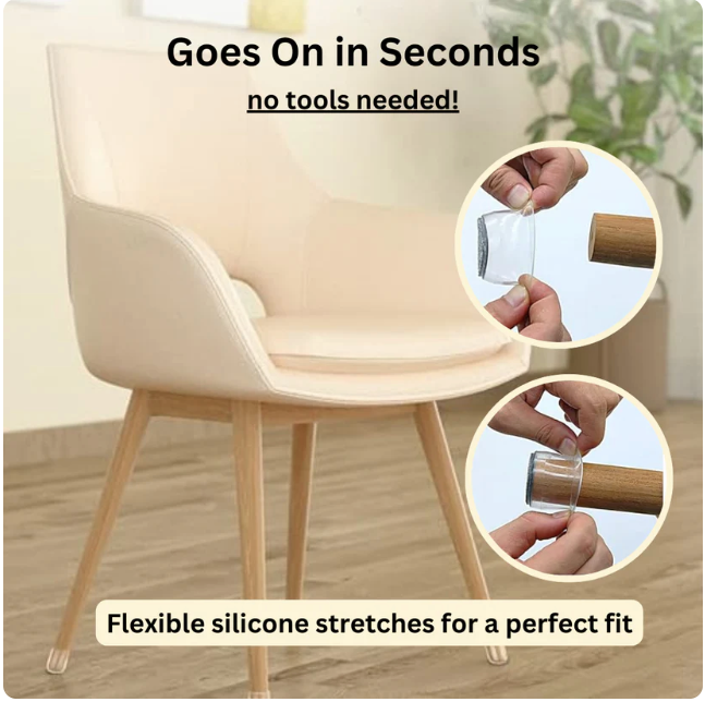 Chair Legs Floor Protector (PACK OF 24)